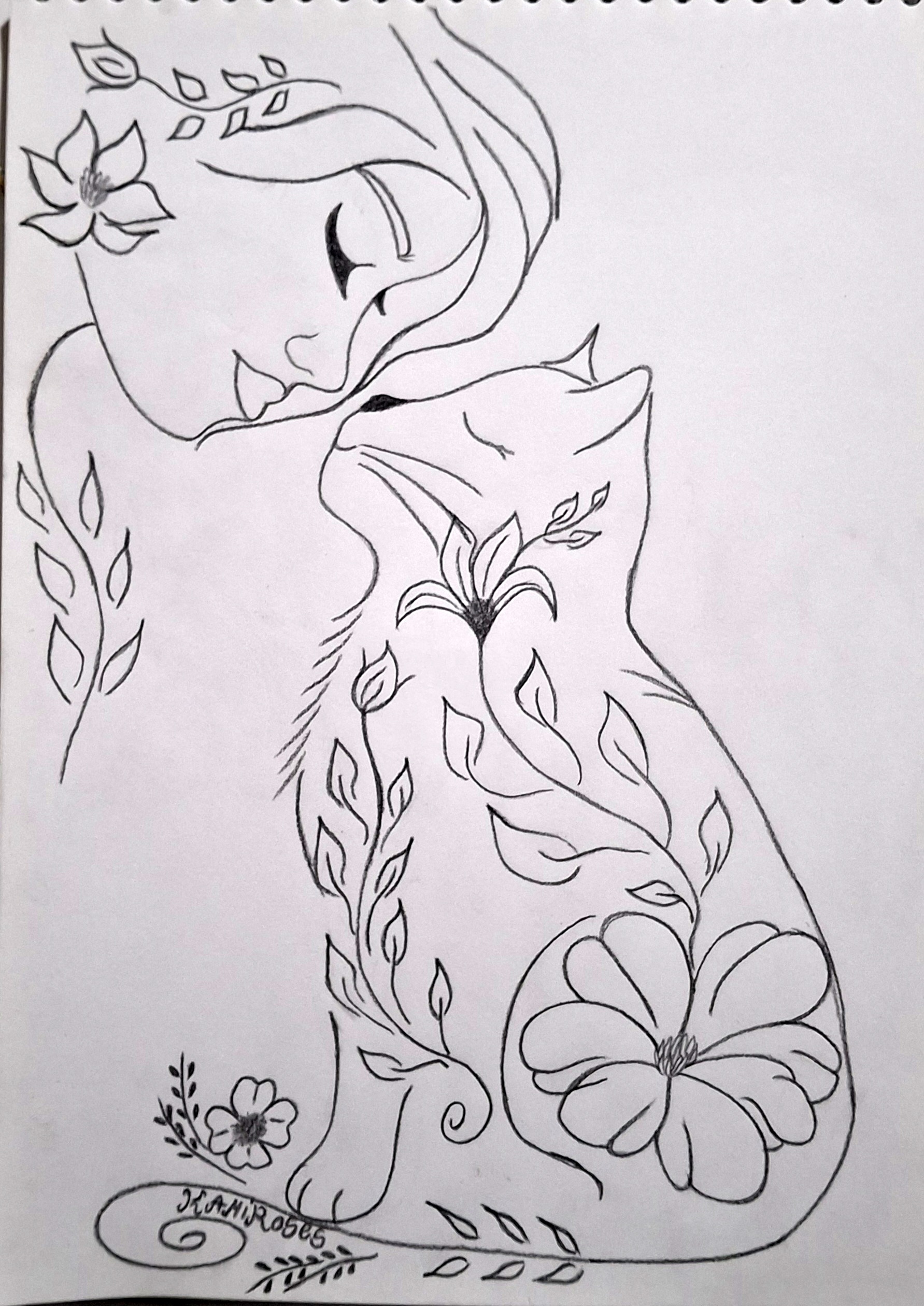 My cat and positive energy