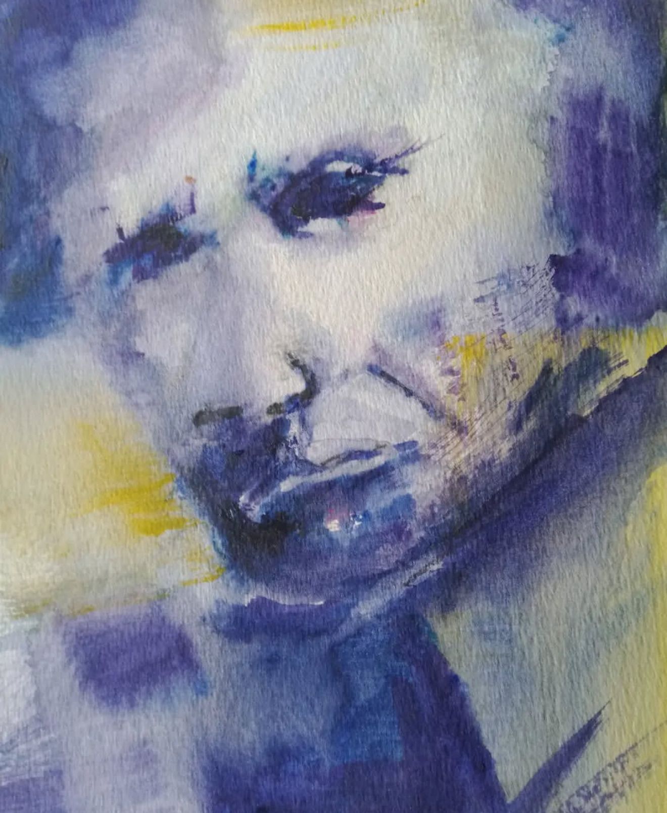 Blue man