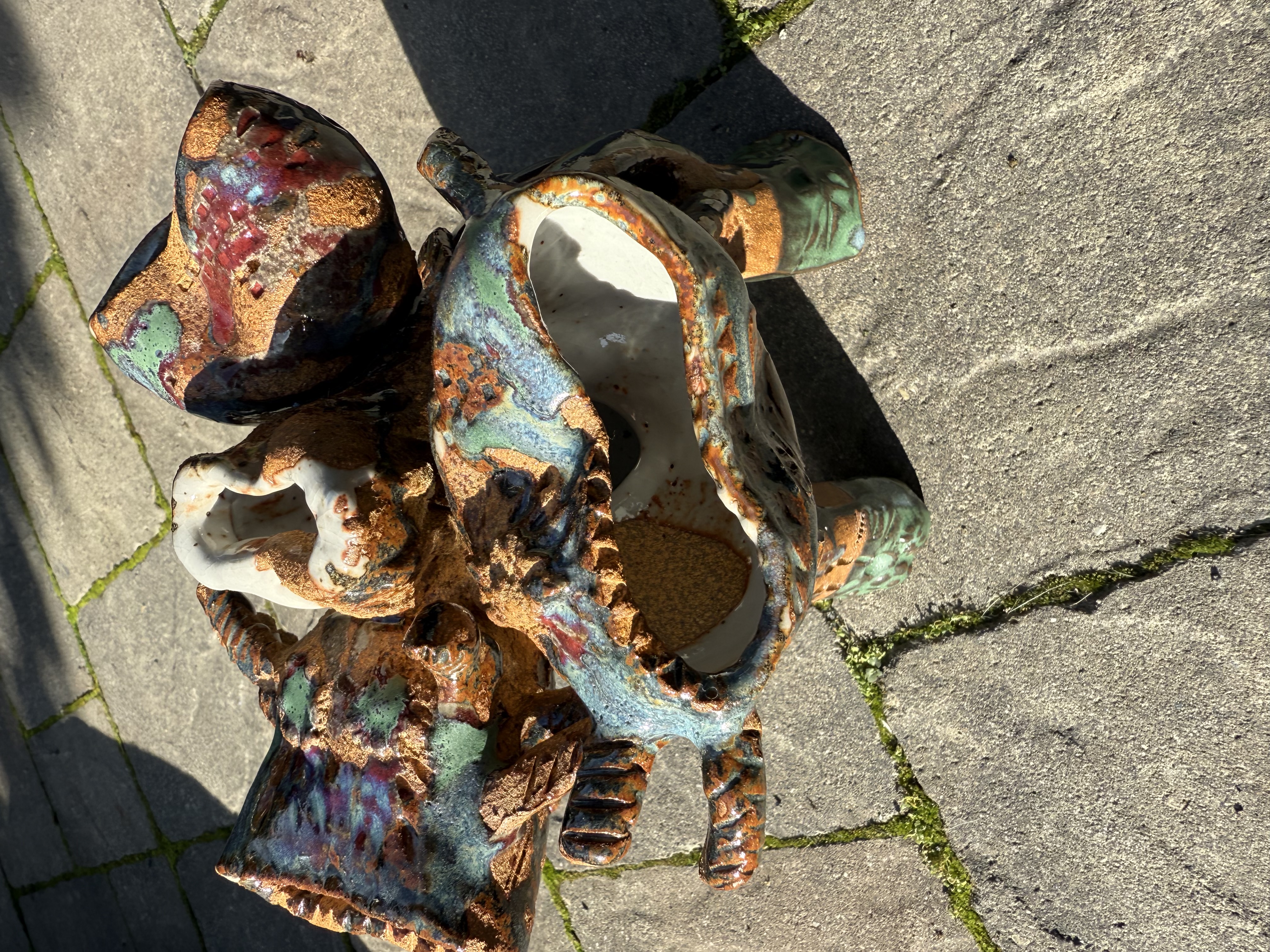 Three headed warrior